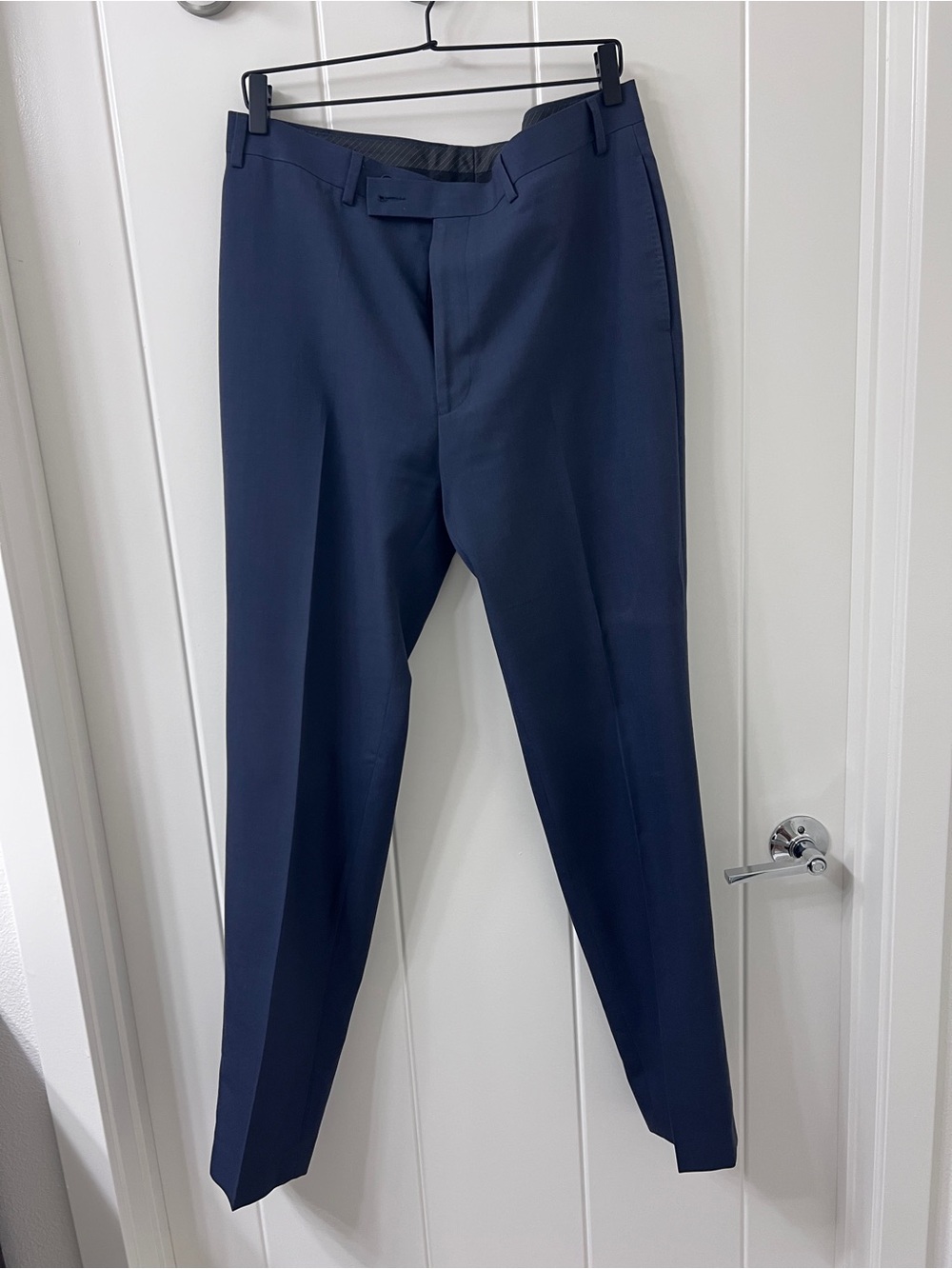Calvin Klein Men's Navy Tailored Dress Pants Size 34x34 Office wear